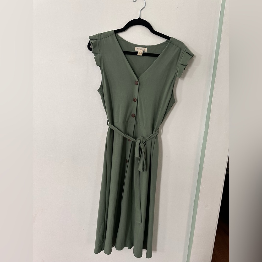 Olive Green Lightweight Dress